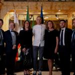 20 novembre - cerimonia premiazione (da sx) Camastra direttore ITA, Iapichino, SE Setta, Malacrida, Tomaselli, Rossetto, Purello