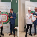 Il Delegato Matteo Pastorino e la chef Federica Lopopolo 