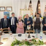 la brigata di cucina con il Delegato Nicola D'Auria, il Vice Presidente Mimmo D'Alessio e il Simposiarca Alfonso DI Fonzo
