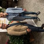 Il Sindaco del Comune di Riva Alessio Zanoni, a destra, e il Presidente dell'APT, Silvio Rigatti, a sinistra