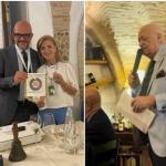 Il Delegato e la neo Accademica Vasco; intervento Vice Delegato