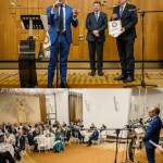 Da sinistra: il Delegato di Praga Claudio Pocci; al centro l’On. Vojtěch Munzar, a destra l’On. Martín Plíšek