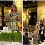 Delegata Tomaselli introduce il tema della serata, a sinistra Amb. Nancy Milesis Romano; Giovanni Costantino recita la poesia di Giorgio Faletti Delegata Tomaselli introduce il tema della serata, a sinistra Amb. Nancy Milesis Romano; Giovanni Costantino recita la poesia di Giorgio Faletti