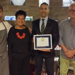 La consegna del Diploma di Buona Cucina al ristorante "Santamonica" (2 ottobre 2025)