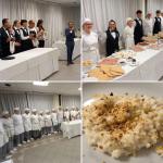 il momento conviviale e riconoscimenti agli allievi dell'Istituto Alberghiero di Acqui Terme